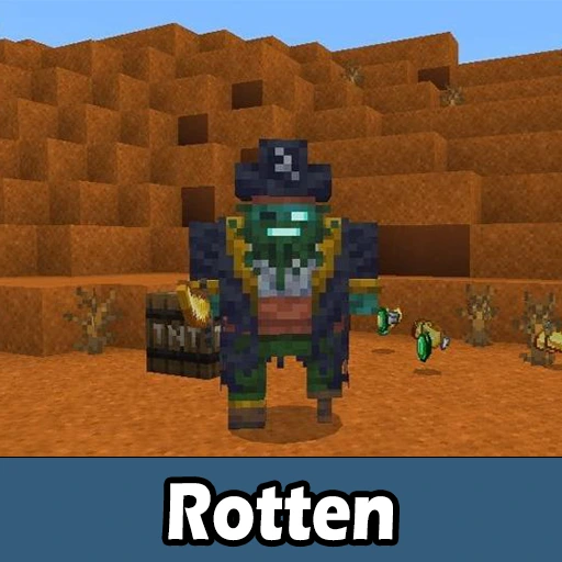 Rotten Creatures Mobs for Minecraft PE