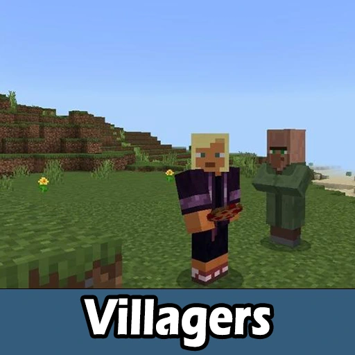 Talking Villagers Mobs for Minecraft PE