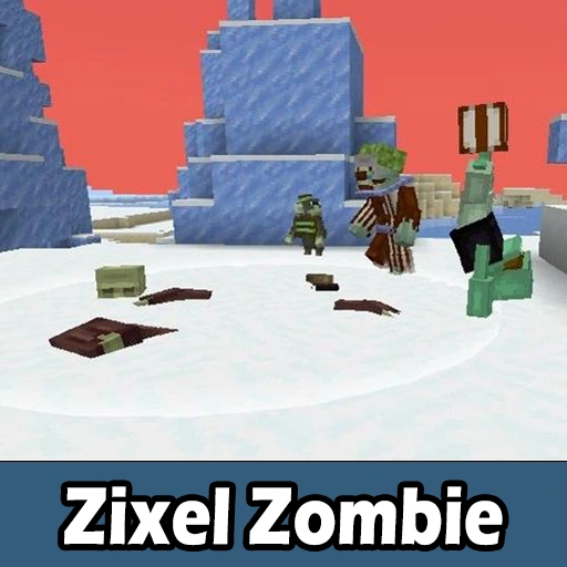 Zixel Zombie Mobs for Minecraft PE